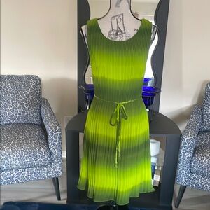 Amanda Lane Lime Ombre Dress